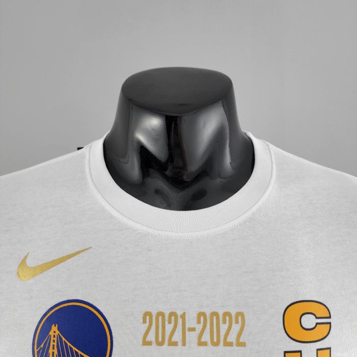 NBA Golden State Warriors Championships White T-shirts#K000183