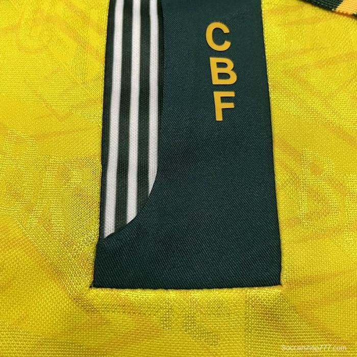 Retro 91/93 Brazil Home Soccer Jersey