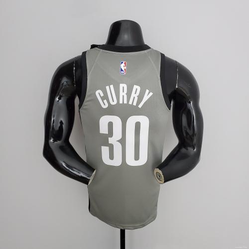 NBA Nets Curry #30 Flyer Grey Jersey