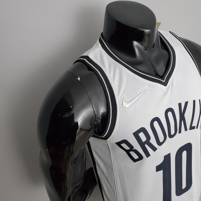 NBA 75th Anniversary Simmons #10 Nets White Jersey