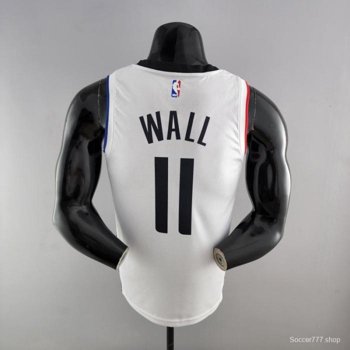 WALL#11 Los Angeles Clippers White NBA Jersey