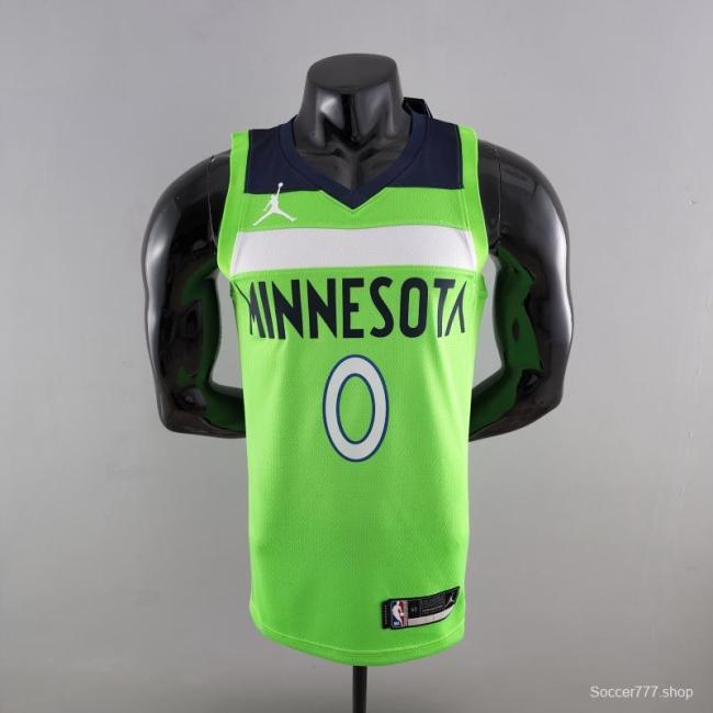 Minnesota Timberwolves RUSSELL#0 Air Jordan NBA Jersey Blue