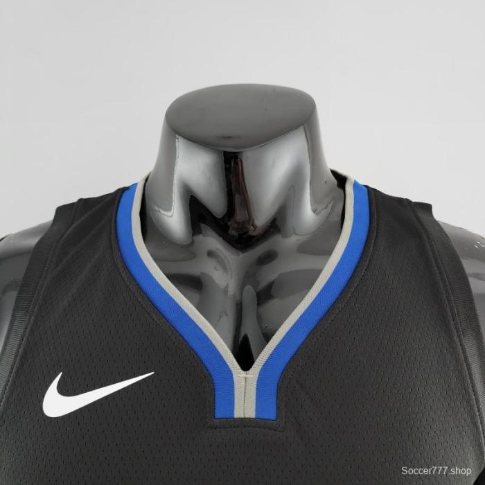 2020 THOMPSON #11 Warriors City Edition Black & Grey NBA Jersey