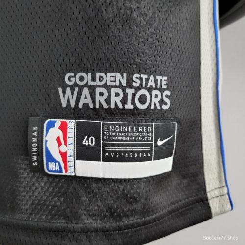 2020 POOLE#3 Warriors City Edition Black & Grey NBA Jersey