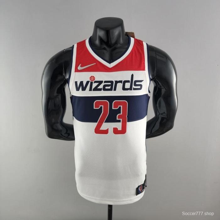 75th Anniversary JORDAN #23 Wizards Black Red White NBA Jersey