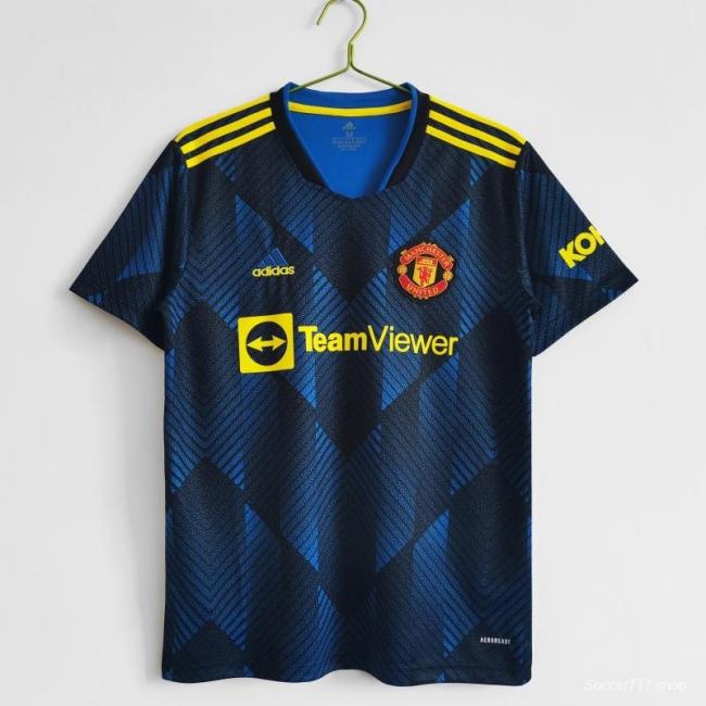 Retro 2021/22 Manchester United Home Third Soccer Jersey