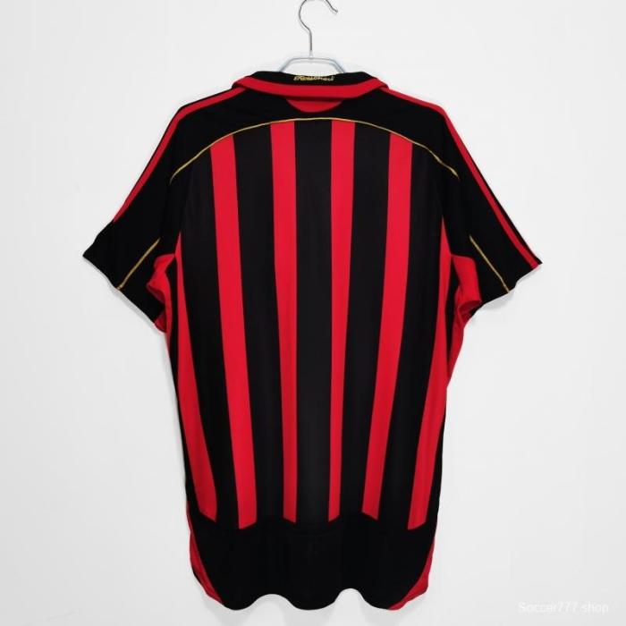 Retro 2006/07 AC Milan Home Soccer Jersey