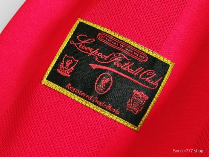 Retro 1995/96 Liverpool Home Soccer Jersey