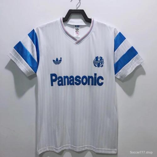 Retro 90/91 Olympique Marseille Home Soccer Jersey