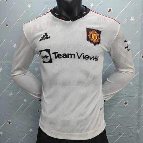 Player Vision 22/23 Manchester United Away Long Sleeve Soccer Jersey