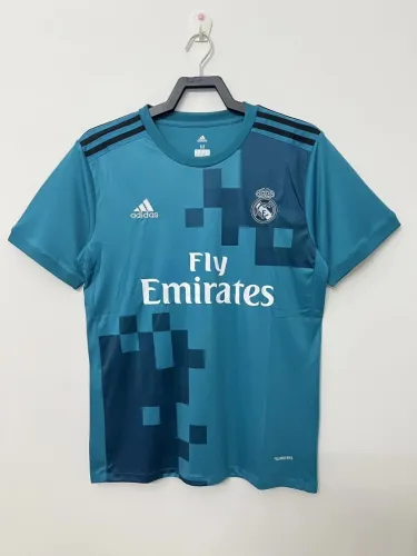 Retro 17/18 Real Madrid Third Soccer Jersey
