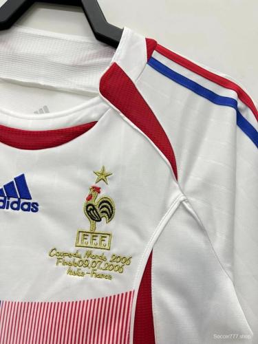 Retro 2006 France Away Soccer Jersey