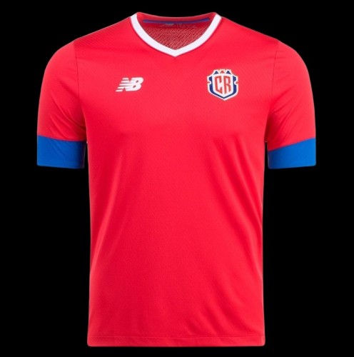 2022 Costa Rica Home Soccer Jersey