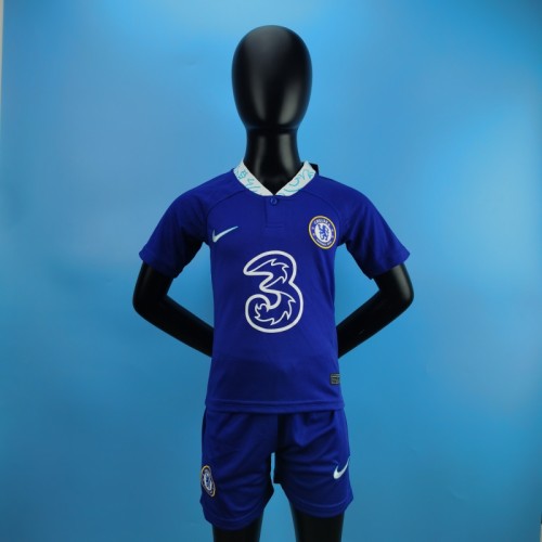 22/23 Chelsea Kids Home SIZE 16-28 Soccer Jersey