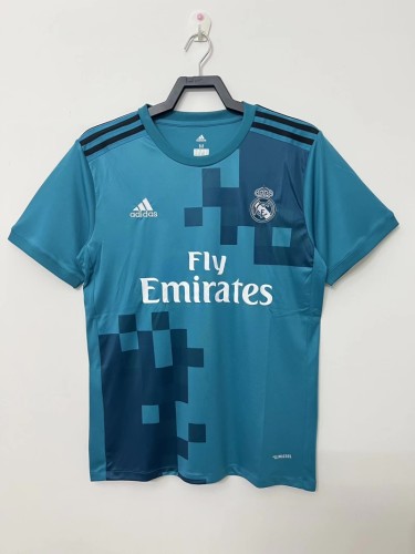 Retro 17/18 Real Madrid Third Soccer Jersey
