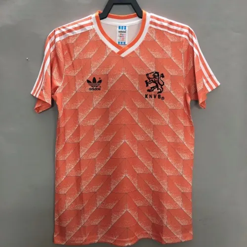 Retro 1988 Netherlands Home Soccer Jersey