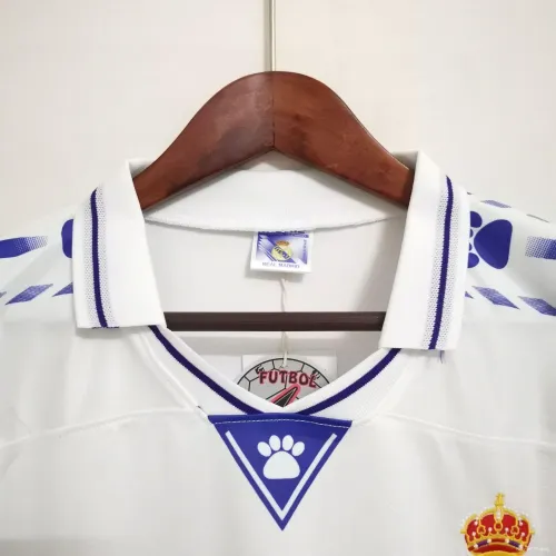 96 97 Real Madrid Home Soccer Jersey