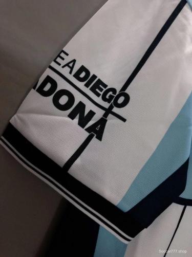Retro 2001 Argentina Farewell Diego Maradona Testimonial Jersey