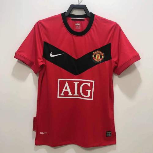Retro 09/10 Manchester United Home Soccer Jersey