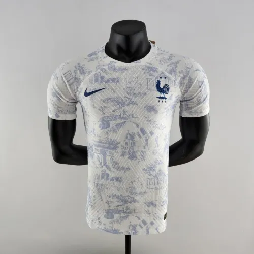 Player Version 2022 France World Cup Away Soccer Jersey