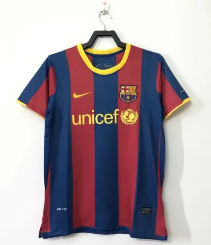 Retro 10/11 Barcelona Home Soccer Jersey