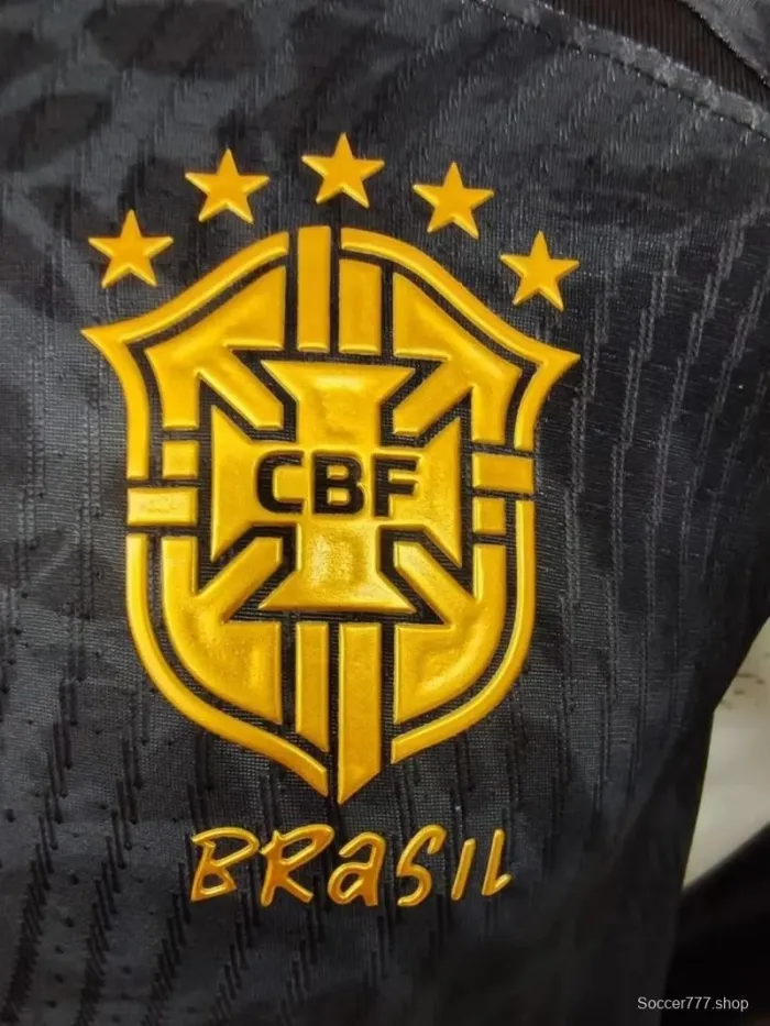 2022 Brazil Black Special Vision Soccer Jersey