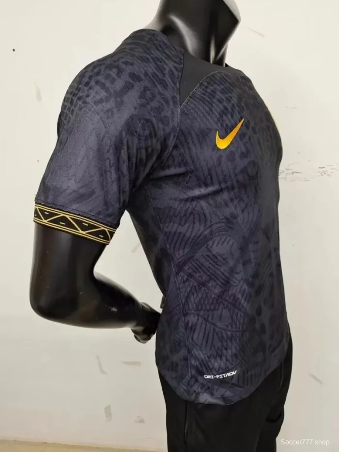 2022 Brazil Black Special Vision Soccer Jersey