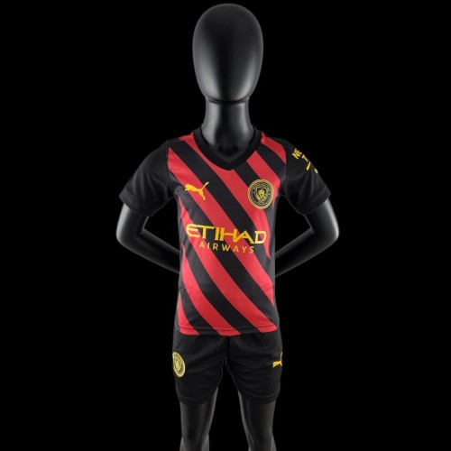 22/23 Kids Manchester City Away SIZE16-28 Soccer Jersey