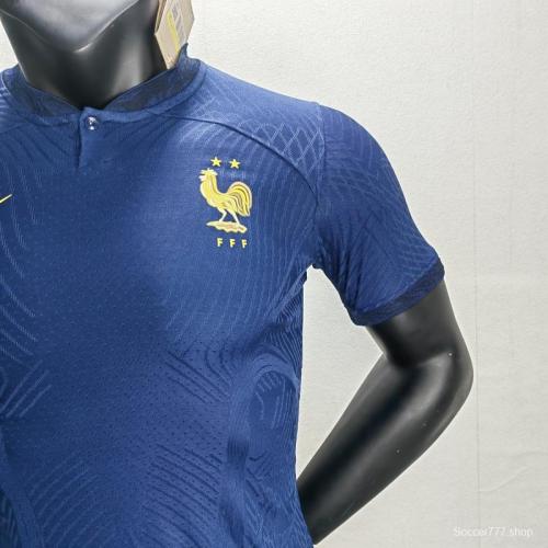 Player Vision 2022 France Home Soccer Jersey