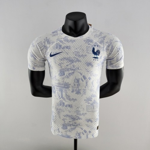 Player Version 2022 France World Cup Away Soccer Jersey