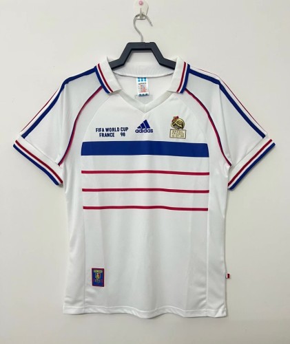 Retro 1998 France Away Soccer Jersey