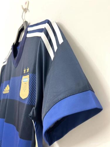 Retro 2014 Argentina Home Soccer Jersey