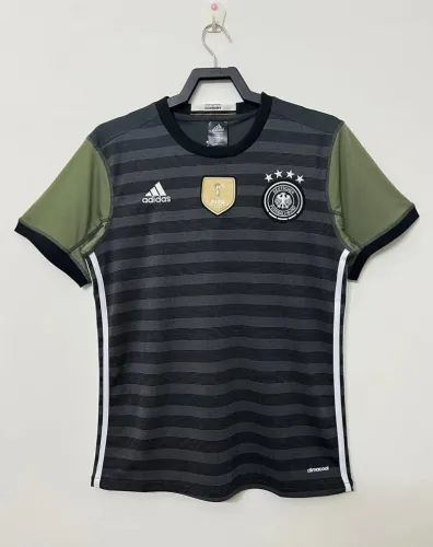Retro 2016 Germany Away Soccer Jersey
