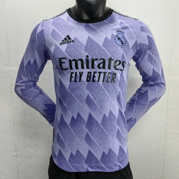 Player Vision 22/23 Real Madrid Away Long Sleeve Soccer Jersey