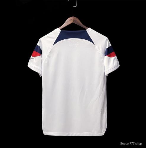 2022 USA Home White Soccer Jersey