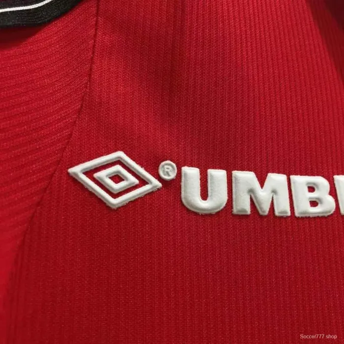 Retro 98/99 Manchester United Home Soccer Jersey