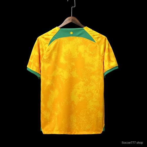 2022 Australia Home Soccer Jersey
