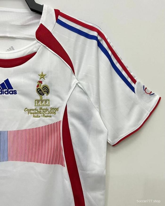 Retro 2006 France Away Soccer Jersey