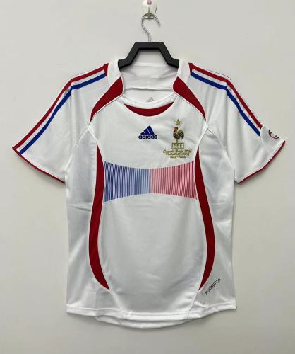 Retro 2006 France Away Soccer Jersey
