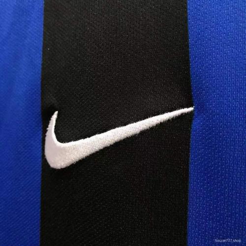 Retro 08/09 Inter Milan Home Champions Vision Soccer Jersey