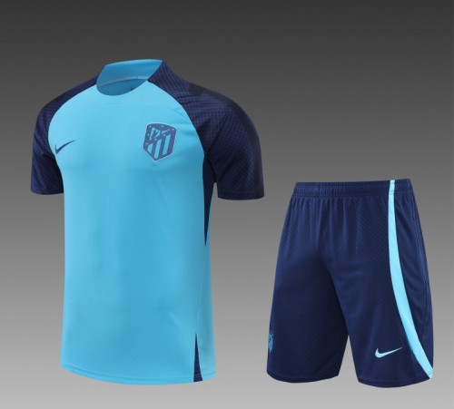 22/23 Atletico Madrid Blue Jersey +Shorts