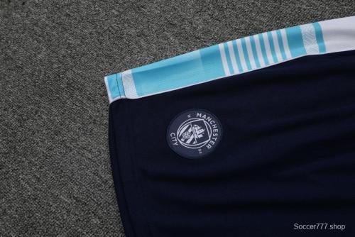 22/23 Manchester City F.C.Blue Jersey +Shorts