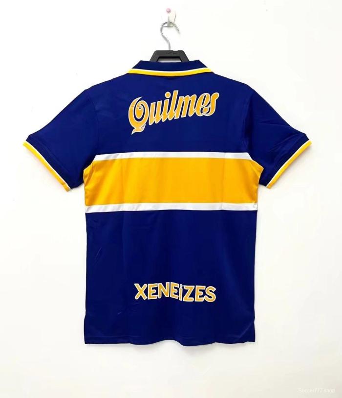Retro 96/97 Boca Juniors Home Soccer Jersey