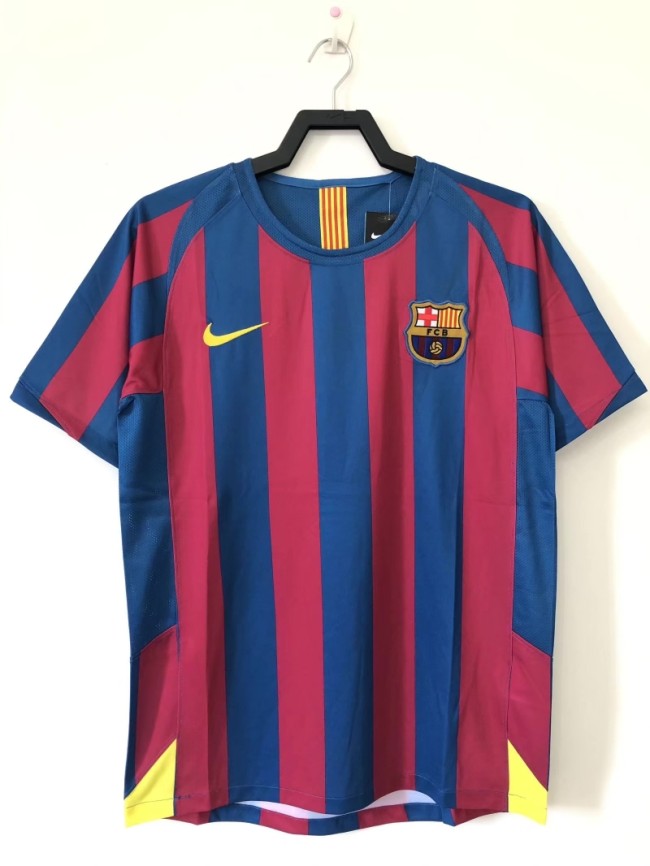 Retro 05/06 Barcelona Home League Vision Soccer Jersey