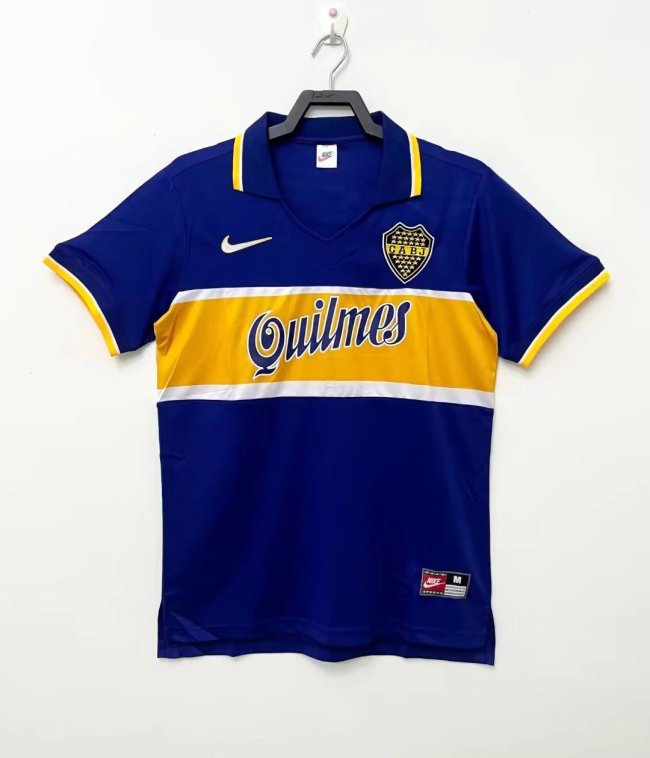 Retro 96/97 Boca Juniors Home Soccer Jersey
