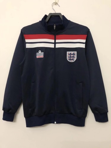 Retro 1982 England Navy Full Zipper Jacket