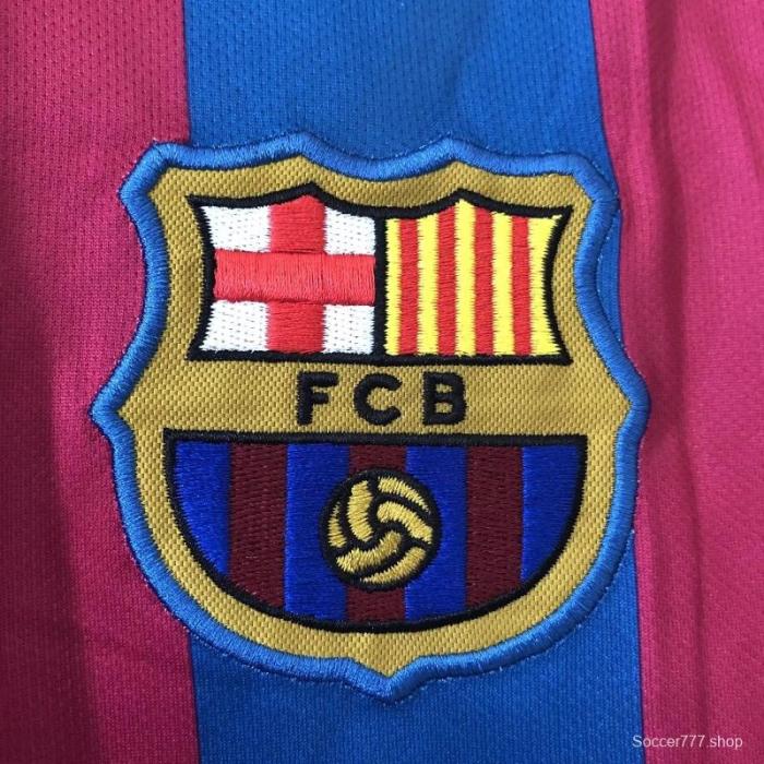 Retro 05/06 Barcelona Home League Vision Soccer Jersey