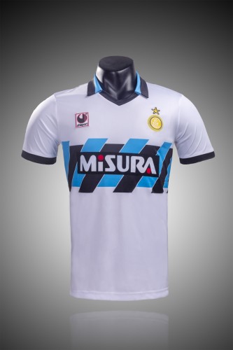 RETRO 90/91 Inter Away Soccer Jersey