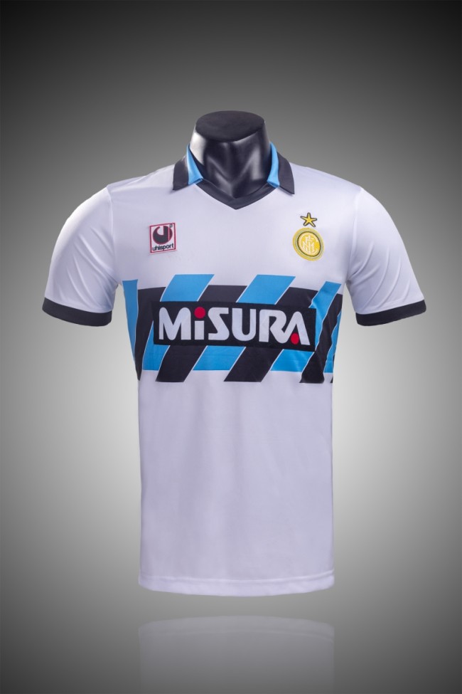RETRO 90/91 Inter Away Soccer Jersey