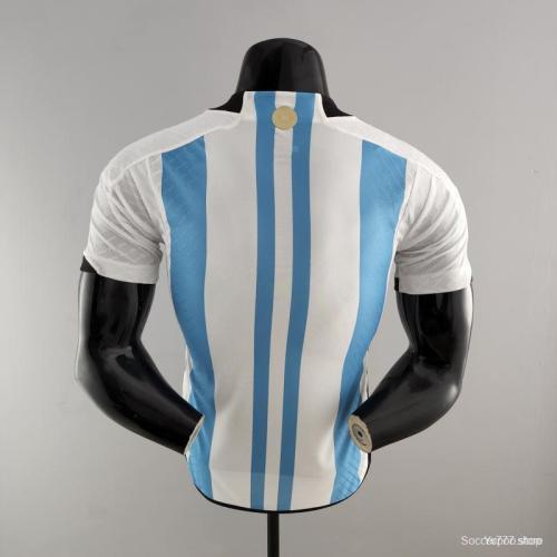 Player Version 3 StArsenal Argentina Home Final Match Jersey